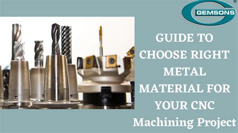 how to select cnc materials